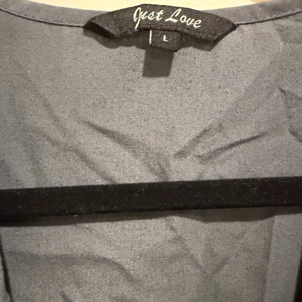 Just Love Gray Women's Scrub Jacket - Picture 4 of 5